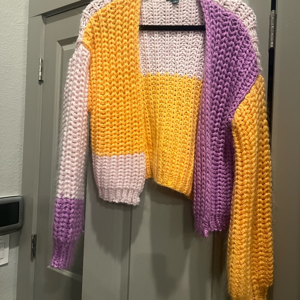 Colorful cardigan